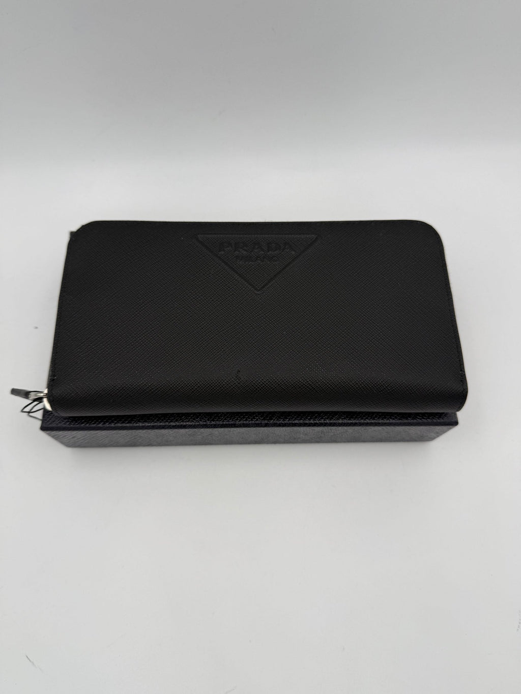 Prada PRADA Zip in Saffiano Leather Wallet Prada