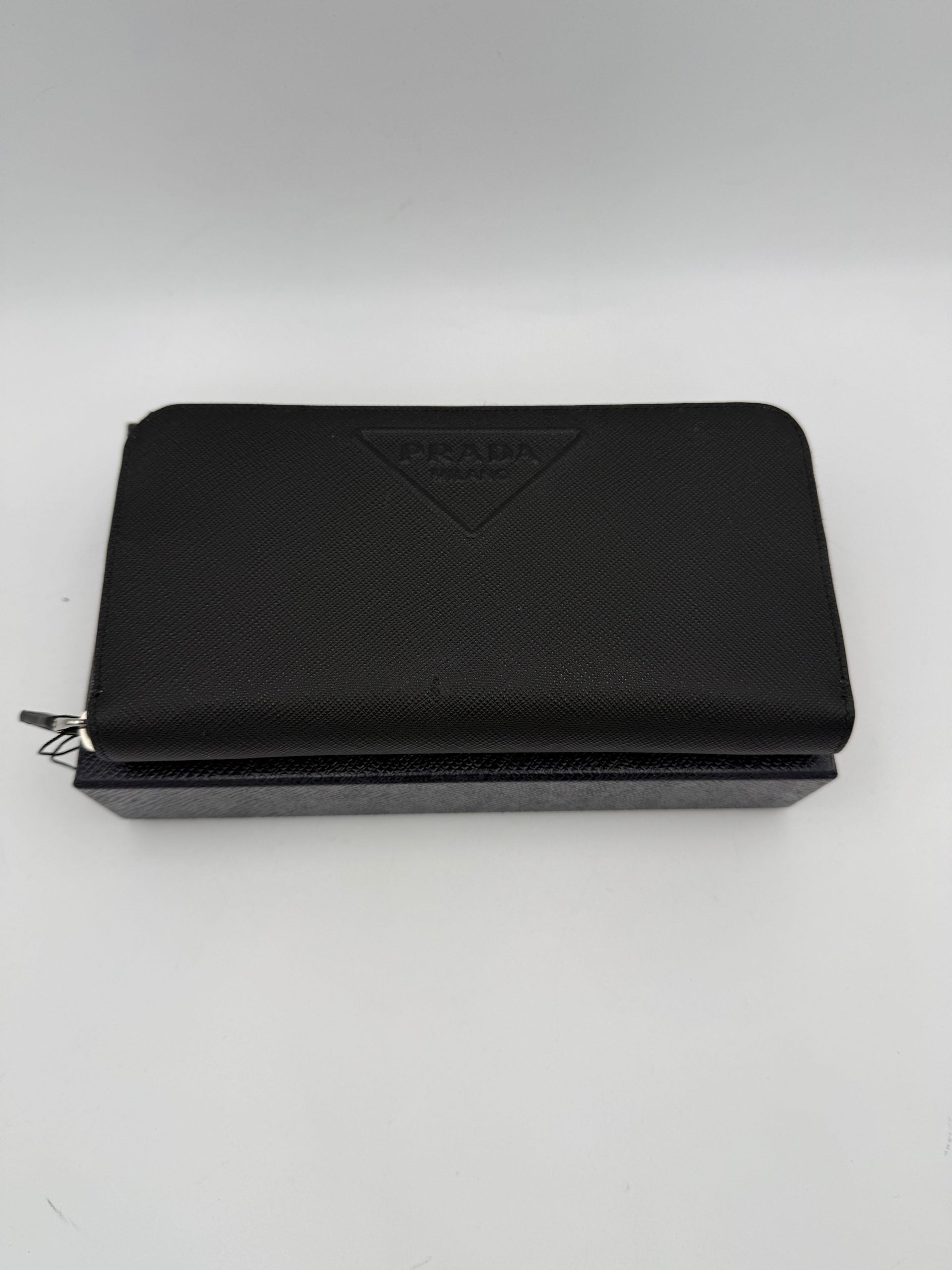 Prada PRADA Zip in Saffiano Leather Wallet Prada