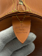 Louis Vuitton LOUIS VUITTON KEEPALL 50 in Brown EPI Leather Handbag Louis Vuitton