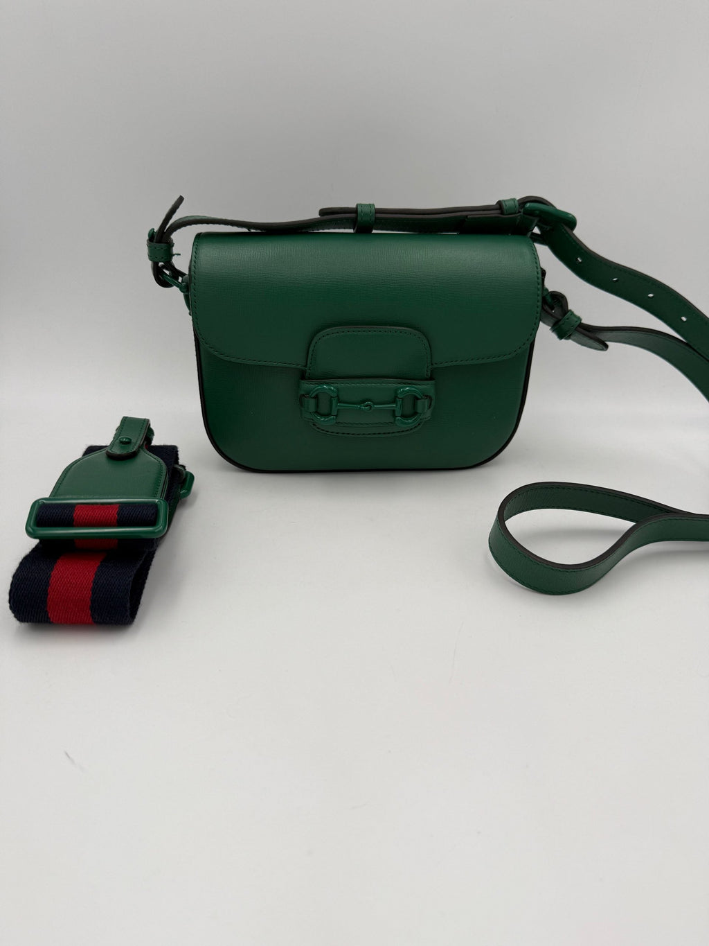 Gucci GUCCI HORSEBIT 1955 Emerald Handbag Gucci