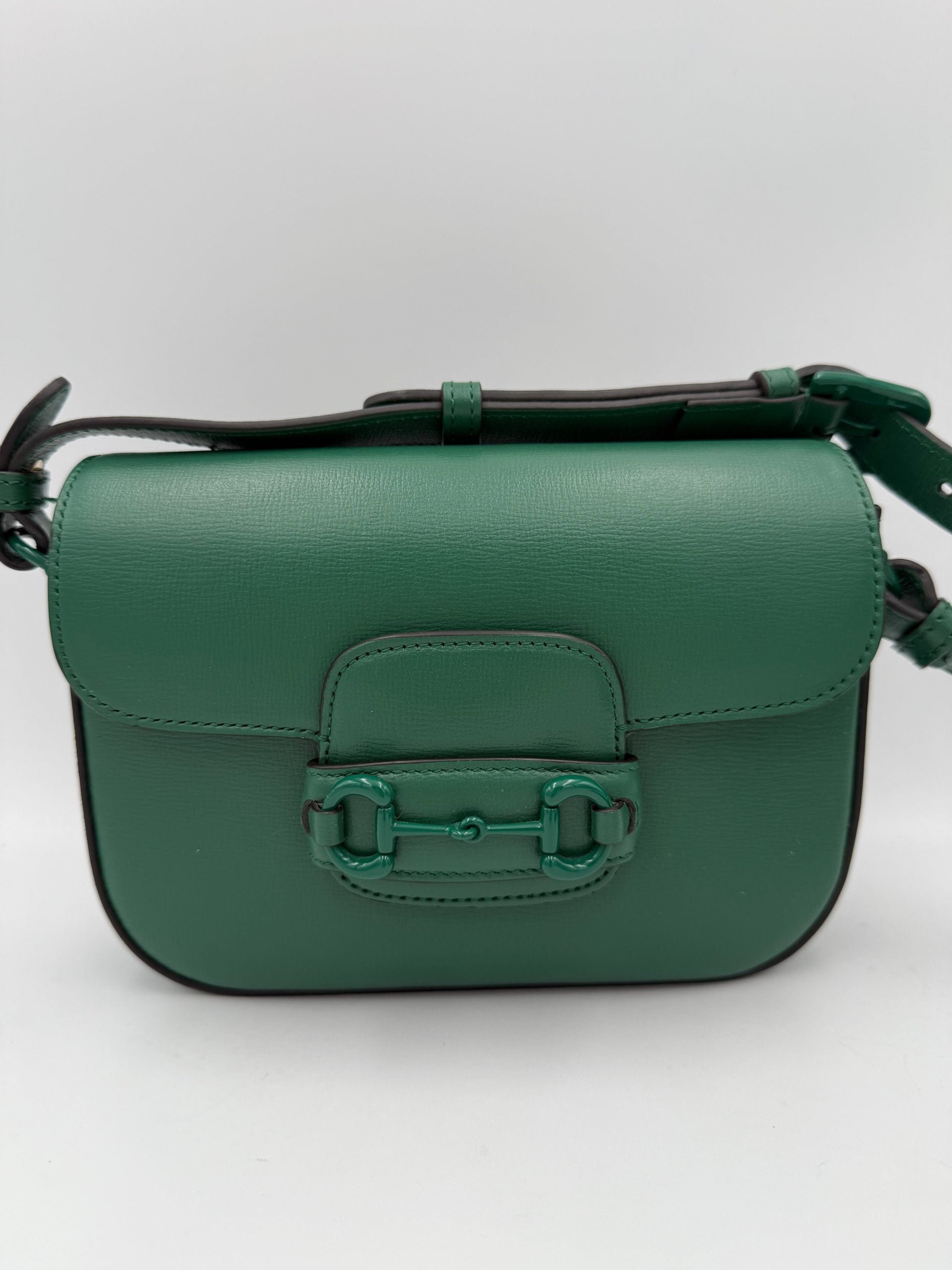 Gucci GUCCI HORSEBIT 1955 Emerald Handbag Gucci