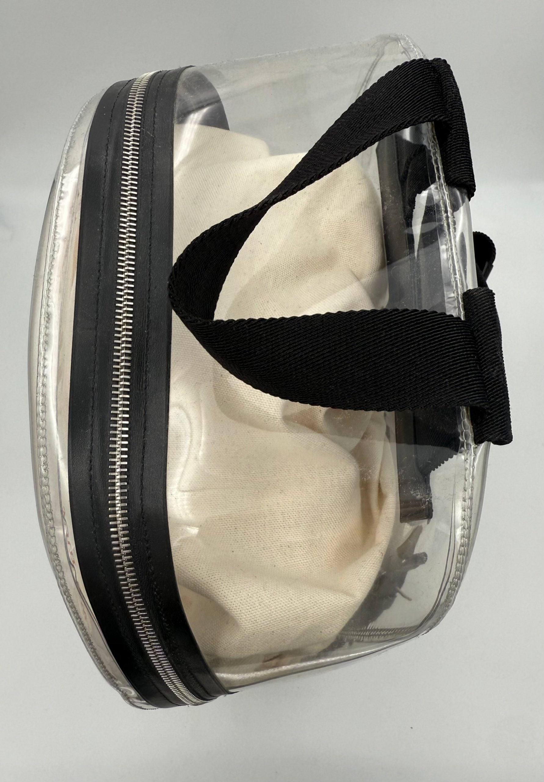 Valentino Garavani VALENTINO GARAVANI Leather and Transparent Plastic Backpack Valentino Garavani