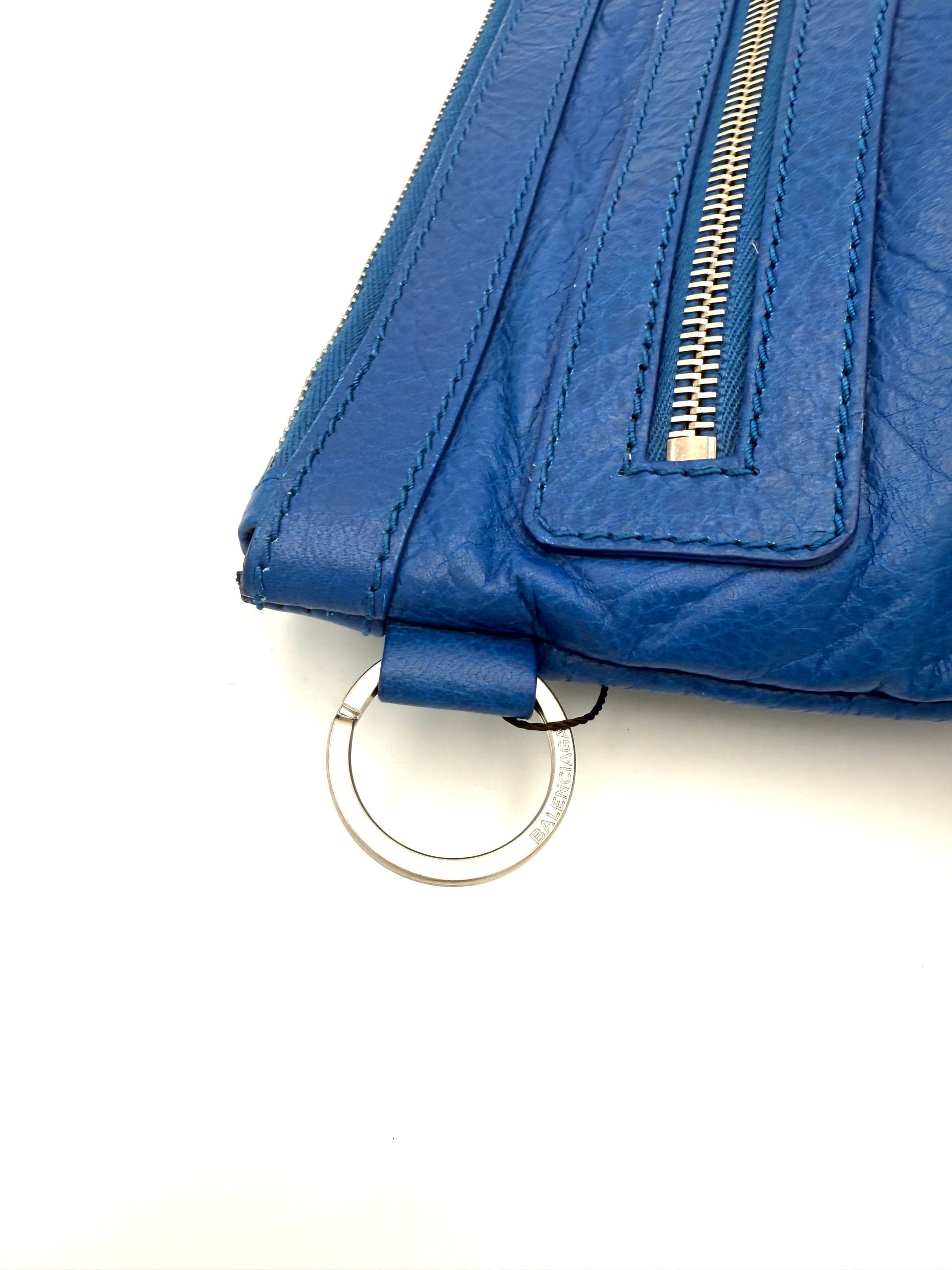 Balenciaga BALENCIAGA LE CAGOLE Blue Pouch Balenciaga