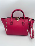 Valentino Garavani VALENTINO GARAVANI Rockstud Medium Pink Handbag Valentino Garavani