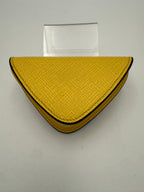 Prada PRADA Saffiano Yellow Coin Purse Prada