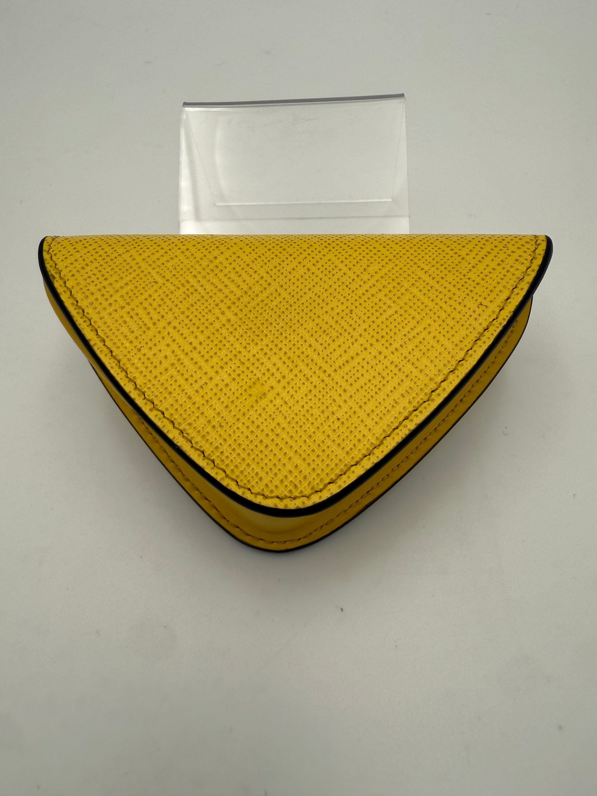 Prada PRADA Saffiano Yellow Coin Purse Prada