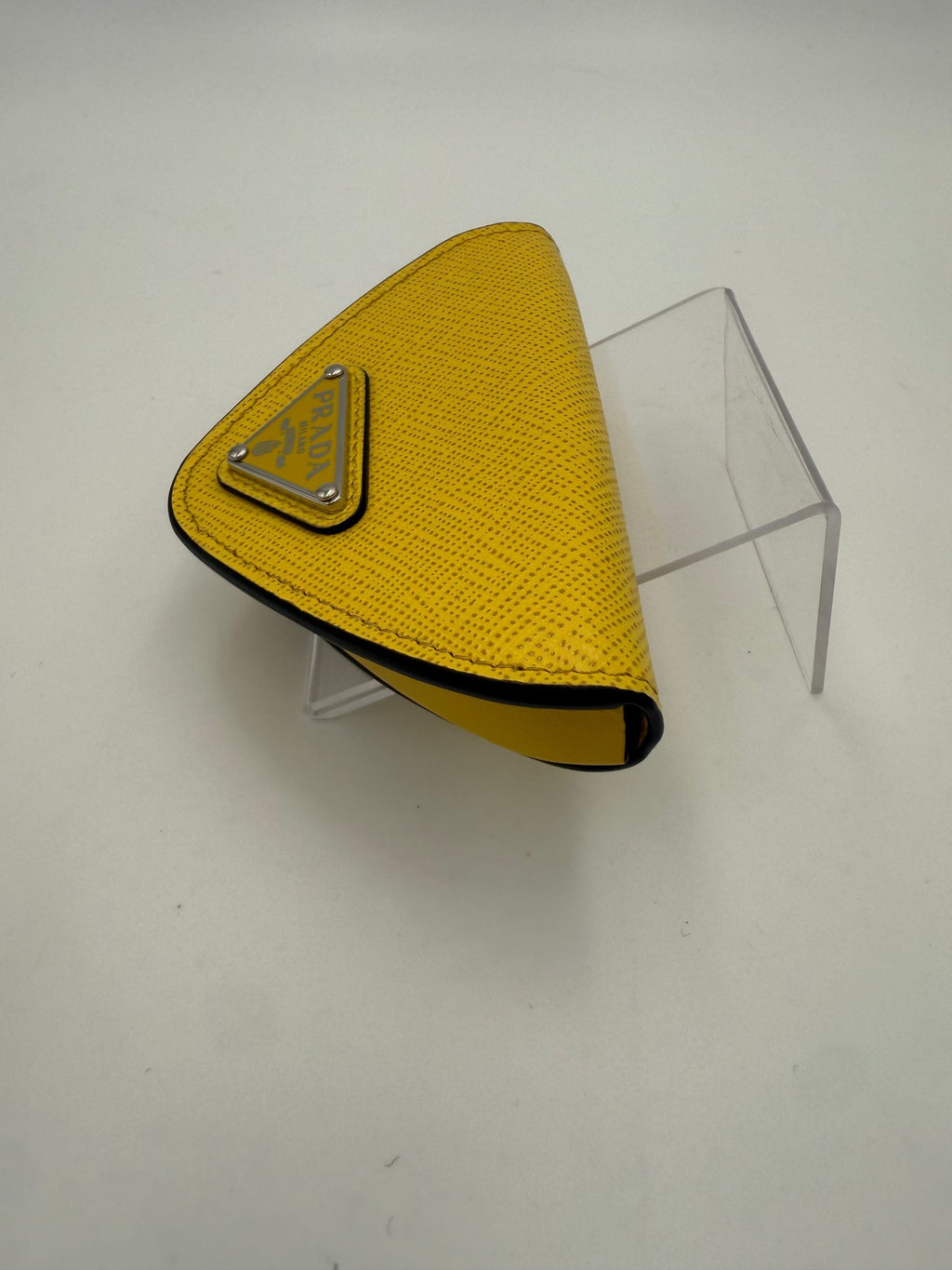 Prada PRADA Saffiano Yellow Coin Purse Prada