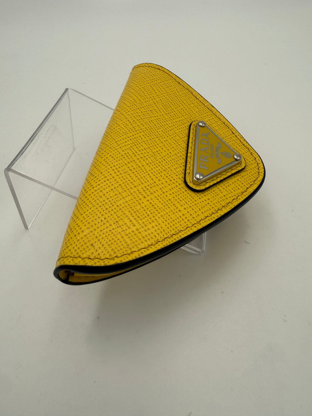 Prada PRADA Saffiano Yellow Coin Purse Prada