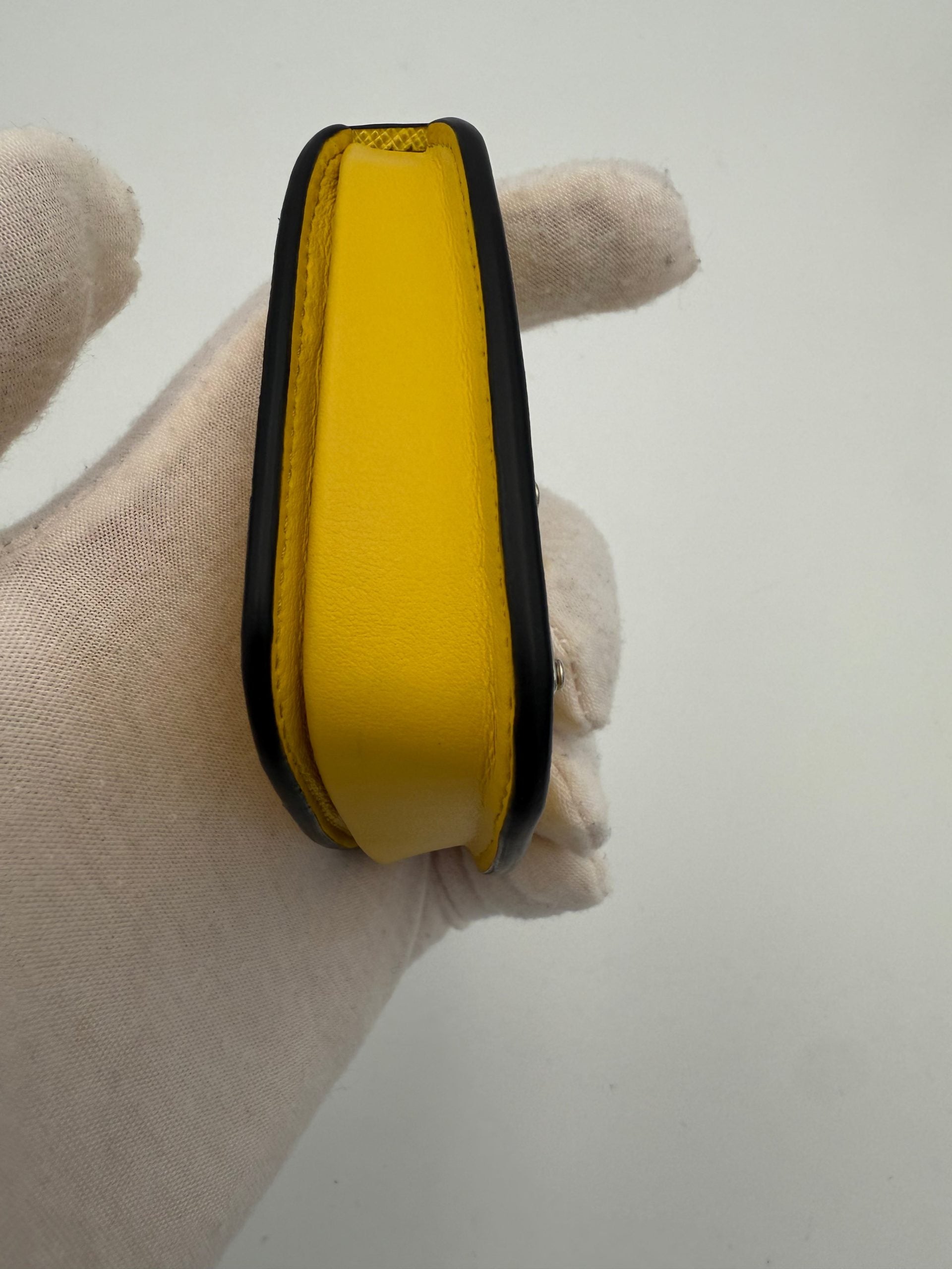 Prada PRADA Saffiano Yellow Coin Purse Prada