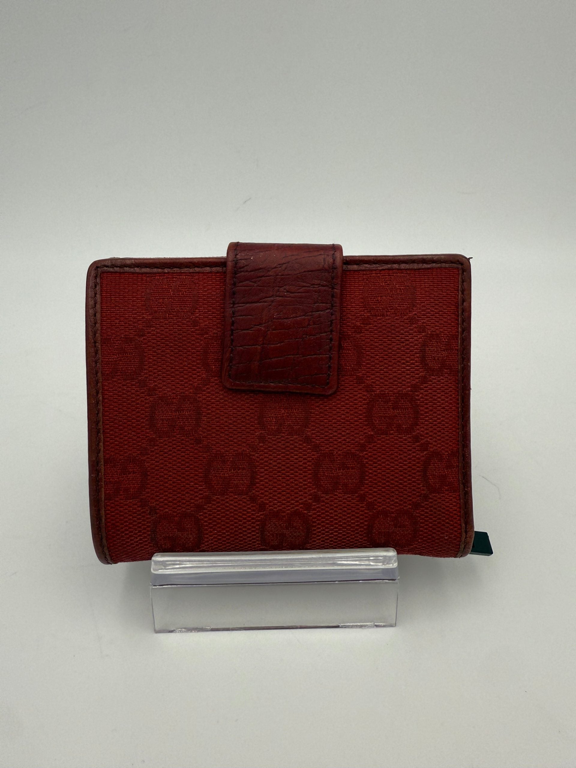 Gucci GUCCI GG Canvas Compact Wallet Gucci