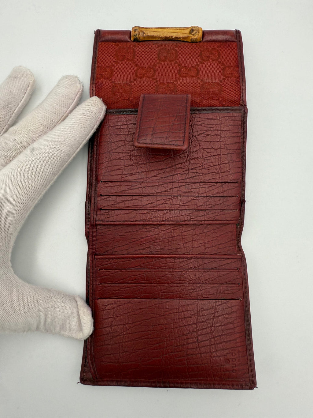 Gucci GUCCI GG Canvas Compact Wallet Gucci