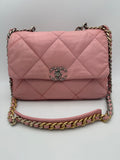 Chanel CHANEL 19 Medium Pink Handbag Chanel