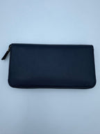 Prada PRADA Zip in Blue Saffiano Wallet Prada