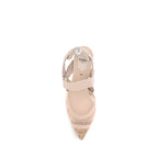 Fendi Beige Nylon Mid Heel Pumps Fendi