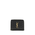 Saint Laurent Black Calf Leather Bos Taurus Wallet Saint Laurent