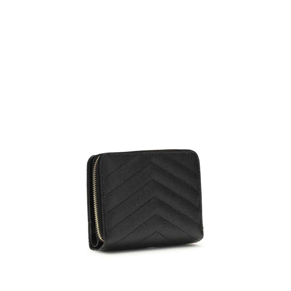 Saint Laurent Black Calf Leather Bos Taurus Wallet Saint Laurent
