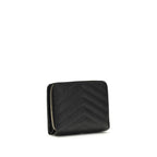 Saint Laurent Black Calf Leather Bos Taurus Wallet Saint Laurent