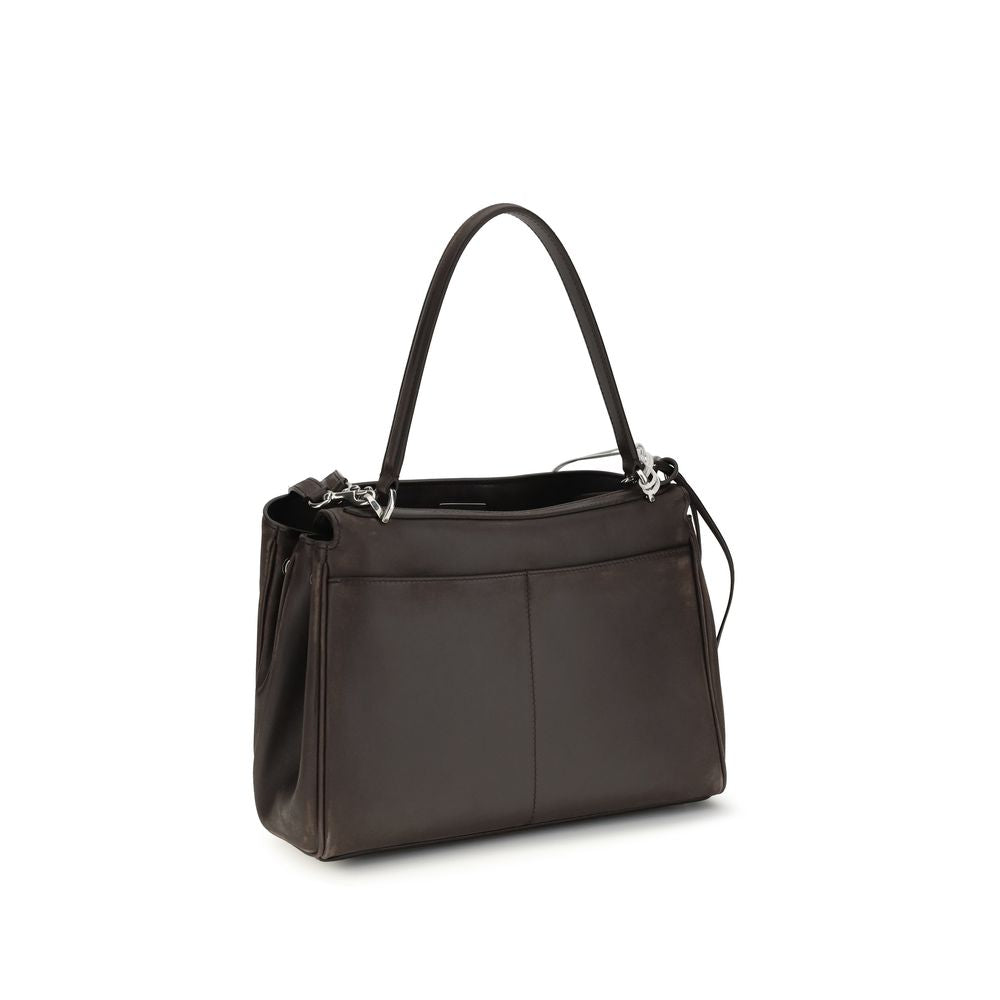 Balenciaga Brown Calf Leather Bos Taurus Shoulder Bag Balenciaga