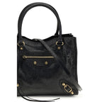 Balenciaga Black Lamb Ovis Aries Aries Shoulder Bag Balenciaga