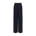 Gucci Blue Viscose Casual Pants Gucci