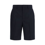 Gucci Black Cotton Bermuda Shorts Gucci
