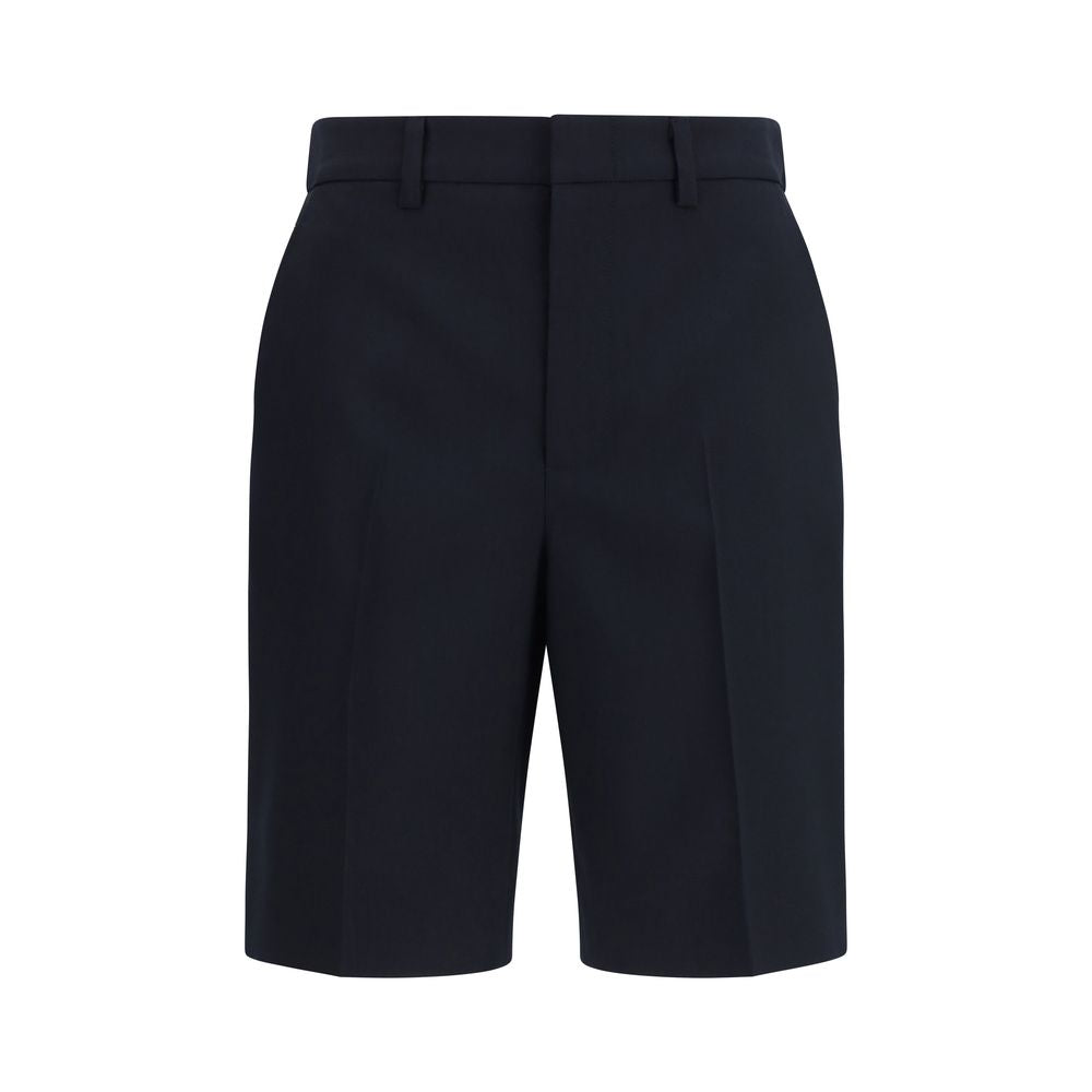 Gucci Black Cotton Bermuda Shorts Gucci