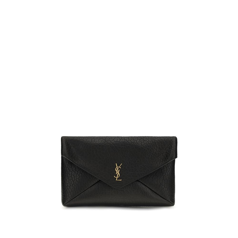 Saint Laurent Black Lamb Ovis Aries Aries Shoulder Bag Saint Laurent