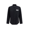 Versace Jeans Black Cotton Dress Shirt Versace Jeans
