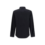 Versace Jeans Black Cotton Dress Shirt Versace Jeans