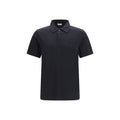 Burberry Blue Cotton Polo Shirt Burberry