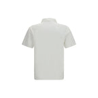 Burberry White Cotton Polo Shirt Burberry