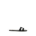 Saint Laurent Black Calf Leather Bos Taurus Sandals Saint Laurent