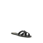 Saint Laurent Black Calf Leather Bos Taurus Sandals Saint Laurent