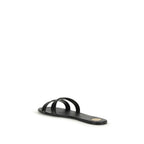 Saint Laurent Black Calf Leather Bos Taurus Sandals Saint Laurent