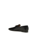 Valentino Garavani Black Goatskin Slip-On Loafers Valentino Garavani