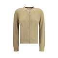 Burberry Brown Wool Oves Aries Cardigan Burberry