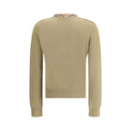 Burberry Brown Wool Oves Aries Cardigan Burberry