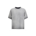 Diesel Gray Cotton T-Shirt Diesel
