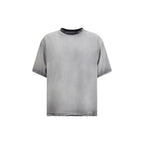 Diesel Gray Cotton T-Shirt Diesel