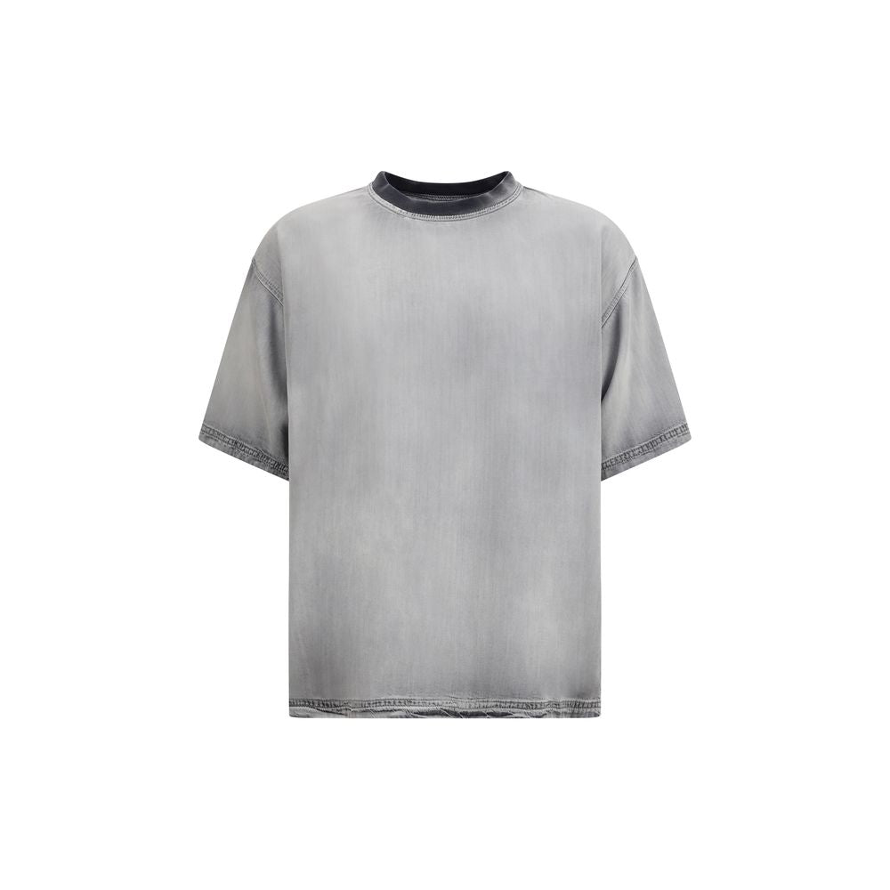 Diesel Gray Cotton T-Shirt Diesel