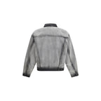 Diesel Gray Cotton Denim Jacket Diesel