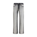 Diesel Gray Cotton Bootcut Jeans Diesel
