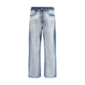 Diesel Blue Cotton Bootcut Jeans Diesel