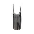 Prada Black Polyester Midi Skirt Prada