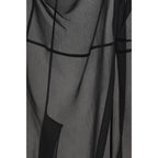 Prada Black Polyester Midi Skirt Prada
