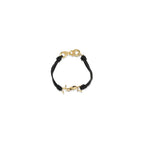 Saint Laurent Black Lamb Ovis Aries Aries Bracelet Saint Laurent