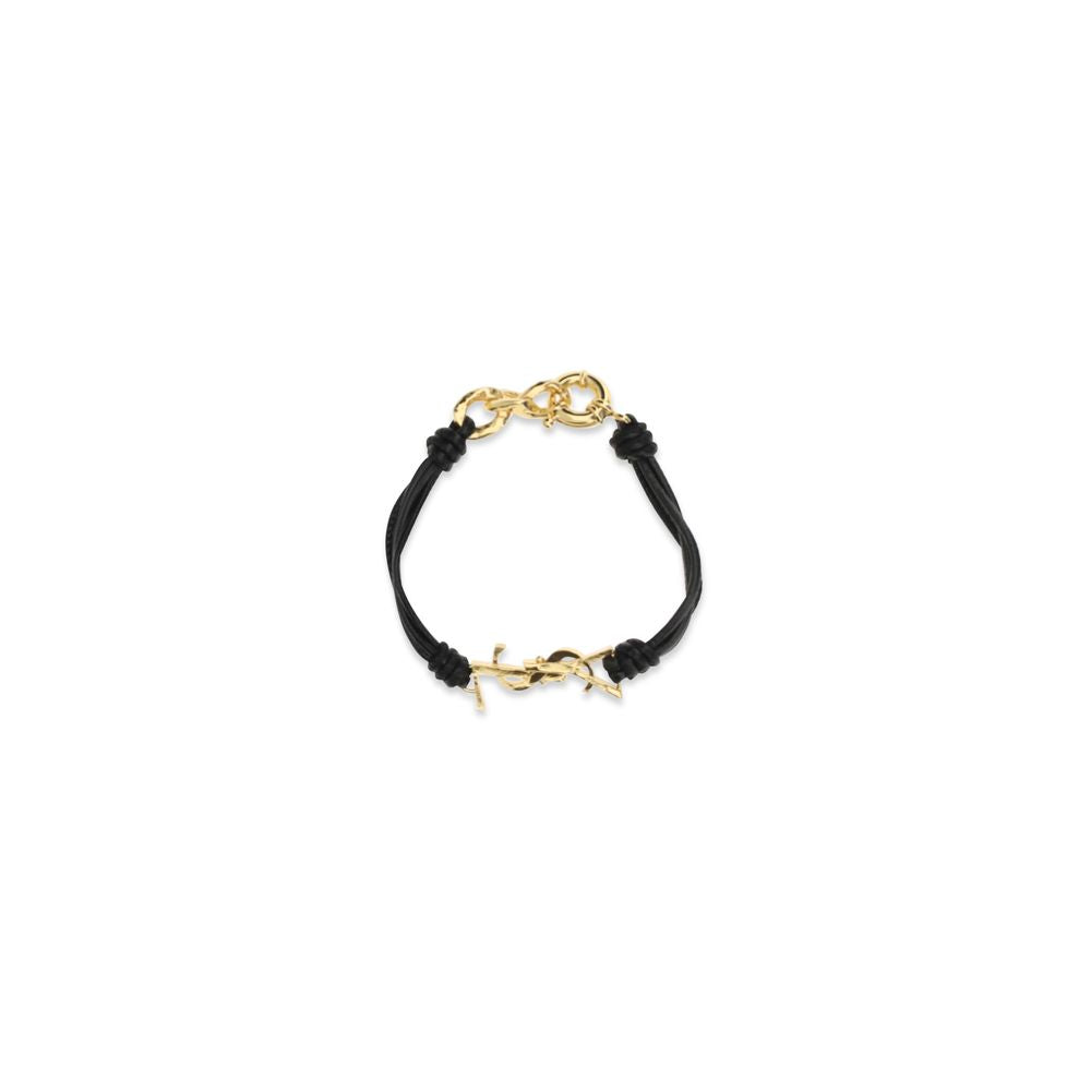 Saint Laurent Black Lamb Ovis Aries Aries Bracelet Saint Laurent