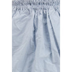 Prada Blue Silk Long Skirt Prada