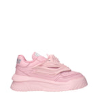 Versace Pink Leather Chunky Sneakers Versace