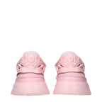Versace Pink Leather Chunky Sneakers Versace
